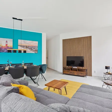 Premium Quartier - One - 3 Bedrooms, Gemuetlicher Wohnbereich, 2 Wcs Apartman Markranstädt